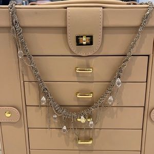 Rhinestone Charm Necklace